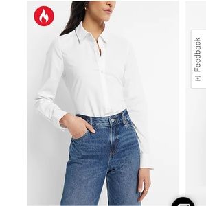 Women’s button up work blouse - Express Size XS NWT